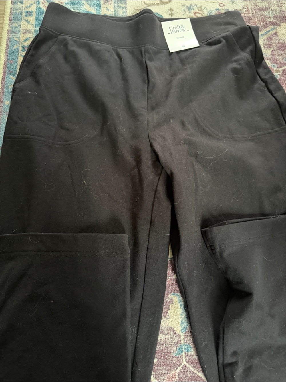 croft & barrow Black women’s Knit Jogger Pants